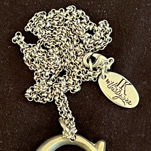 Initial “S” Pendant in Pewter - Picture 9 of 10